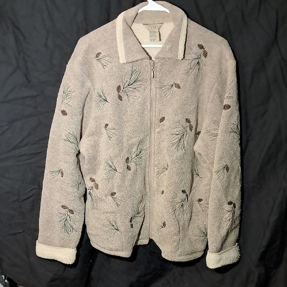 Teddi Jackets & Blazers - Teddi Tan Fleece Jacket